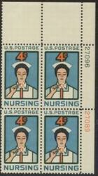 U.S. #1190 Nursing Profession PNB of 4