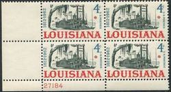 U.S. #1197 Louisiana Statehood PNB of 4