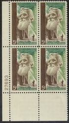 U.S. #1245 John Muir PNB of 4