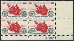 U.S. #1261 Battle of New Orleans PNB of 4