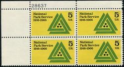 U.S. #1314 National Park Service PNB of 4