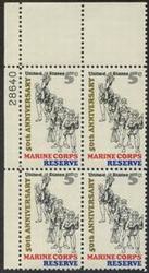 U.S. #1315 Marine Corps Reserve PNB of 4