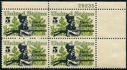 U.S. #1330 Davy Crockett PNB of 4