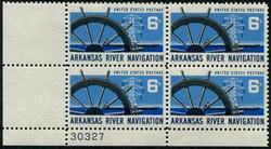 U.S. #1358 Arkansas River Navigation PNB of 4