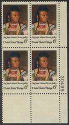 U.S. #1364 National Portrait Gallery PNB of 4