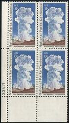 U.S. #1453 National Parks - Yellowstone PNB of 4