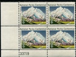 U.S. #1454 National Parks - Mt. McKinley PNB of 4