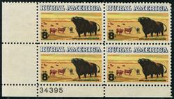 U.S. #1504 Rural America - Cattle -1973 PNB of 4