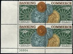 U.S. #1578a Banking and Commerce - PNB of 4