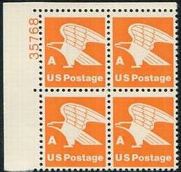 U.S. #1735 Postal Eagle 'A' PNB of 4