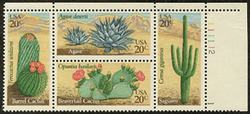 U.S. #1945a Desert Plants PNB of 4