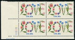 U.S. #1951 Love Issue PNB of 4