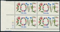 U.S. #1951A Love Issue PNB of 4