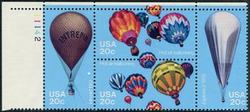 U.S. #2035a Balloons PNB of 4