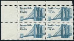 U.S. #2041 Brooklyn Bridge PNB of 4