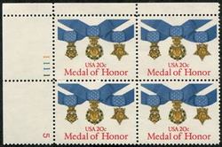 U.S. #2045 Medal of Honor PNB of 4