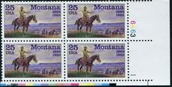 U.S. #2401 Montana Statehood PNB of 4