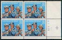 U.S. #2420 Letter Carriers PNB of 4