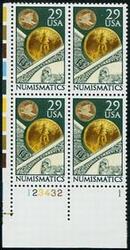 U.S. #2558 Numismatics PNB of 4