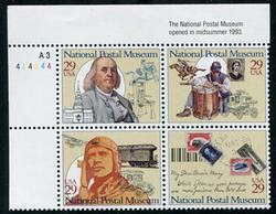 U.S. #2782a National Postal Museum PNB of 4