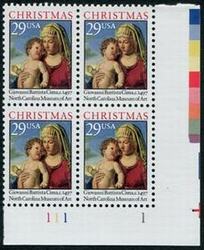 U.S. #2789 Christmas - Religious 1993 PNB of 4