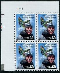 U.S. #2998 Eddie Rickenbacker PNB of 4