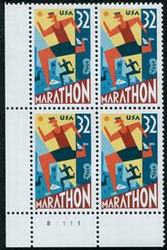 U.S. #3067 Marathon PNB of 4