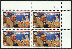 U.S. #3147 Vince Lombardi PNB of 4