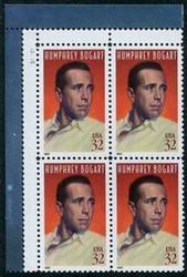 U.S. #3152 Humphrey Bogart PNB of 4