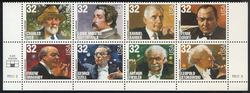U.S. #3165a Classical Composers PNB of 8