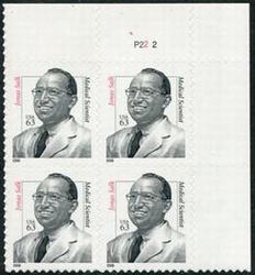 U.S. #3428 63c Dr. Jonas Salk PNB of 4