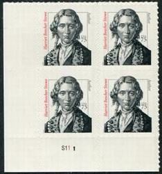 U.S. #3430 75c Harriet Beecher Stowe PNB of 4