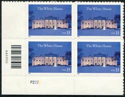 U.S. #3445 White House PNB of 4