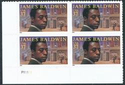 U.S. #3871 James Baldwin PNB of 4