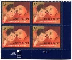 U.S. #4031 Amber Alert PNB of 4