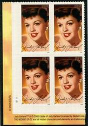 U.S. #4077 Judy Garland PNB of 4