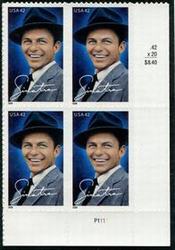 U.S. #4265 Frank Sinatra PNB of 4