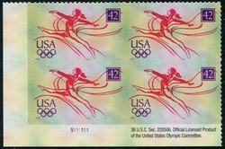 U.S. #4334 Gymnast - Olympics PNB of 4
