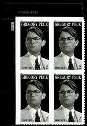 U.S. #4526 Gregory Peck PNB of 4