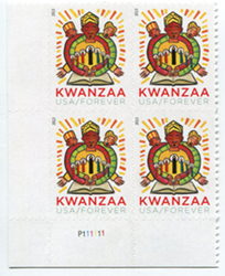 U.S. #4845 Kwanzaa 2013 PNB of 4