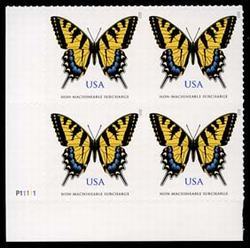 U.S. #4999 Eastern Tiger Swallowtail PNB of 4