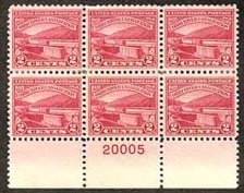 U.S. #681 Ohio River Canalization MNH PNB of 6