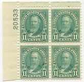 U.S. #692 11c Rutherford Hayes MNH PNB of 4