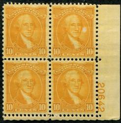 U.S. #715 10c Washington Portrait by Gilbert Stuart - MNH