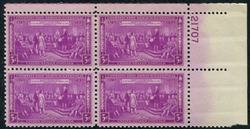 U.S. #798 Constitution Sesquicentennial PNB of 4