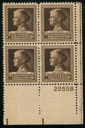 U.S. #878 10c Jane Addams PNB of 4