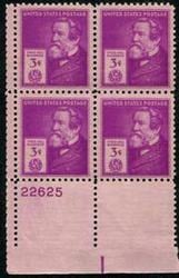 U.S. #891 3c Cyrus Hall McCormick PNB of 4