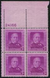 U.S. #988 Samuel Gompers PNB of 4