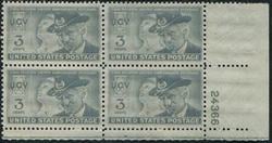 U.S. #998 United Confederate Veterans PNB of 4