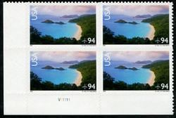 U.S. #C145 Virgin Islands PNB of 4